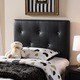 preview thumbnail 1 of 6, Silver Orchid Caillol Crystal Tufted Headboard
