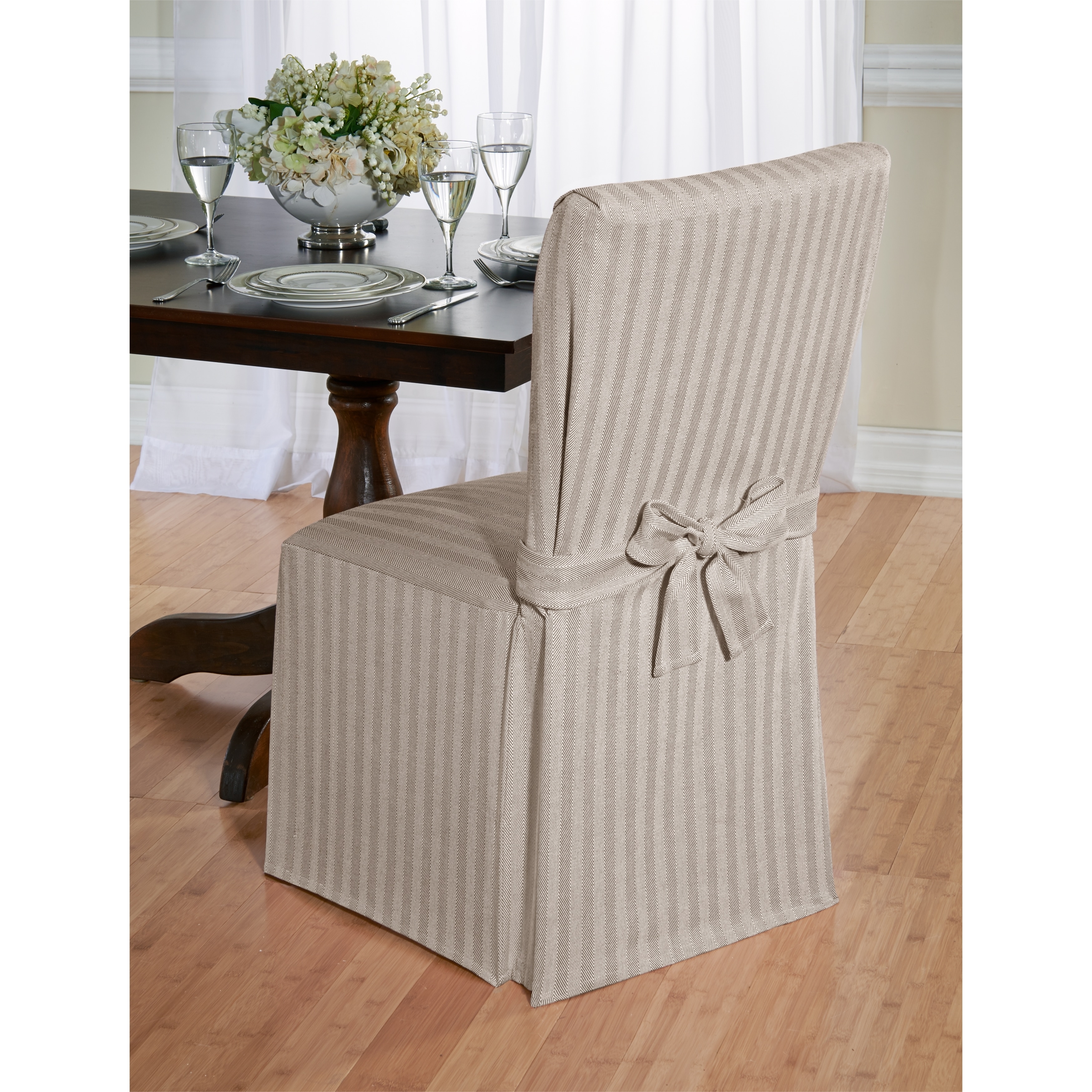 grey dining chair covers