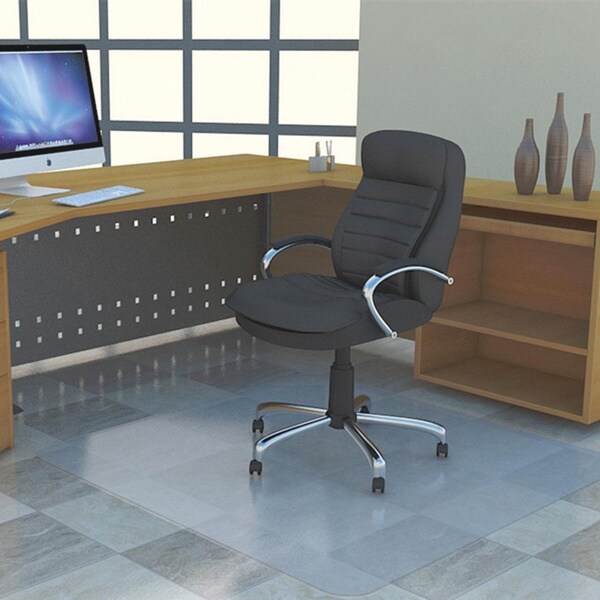 Lorell Rectangular Chair Mat without Lip (4'5 x 3'9)