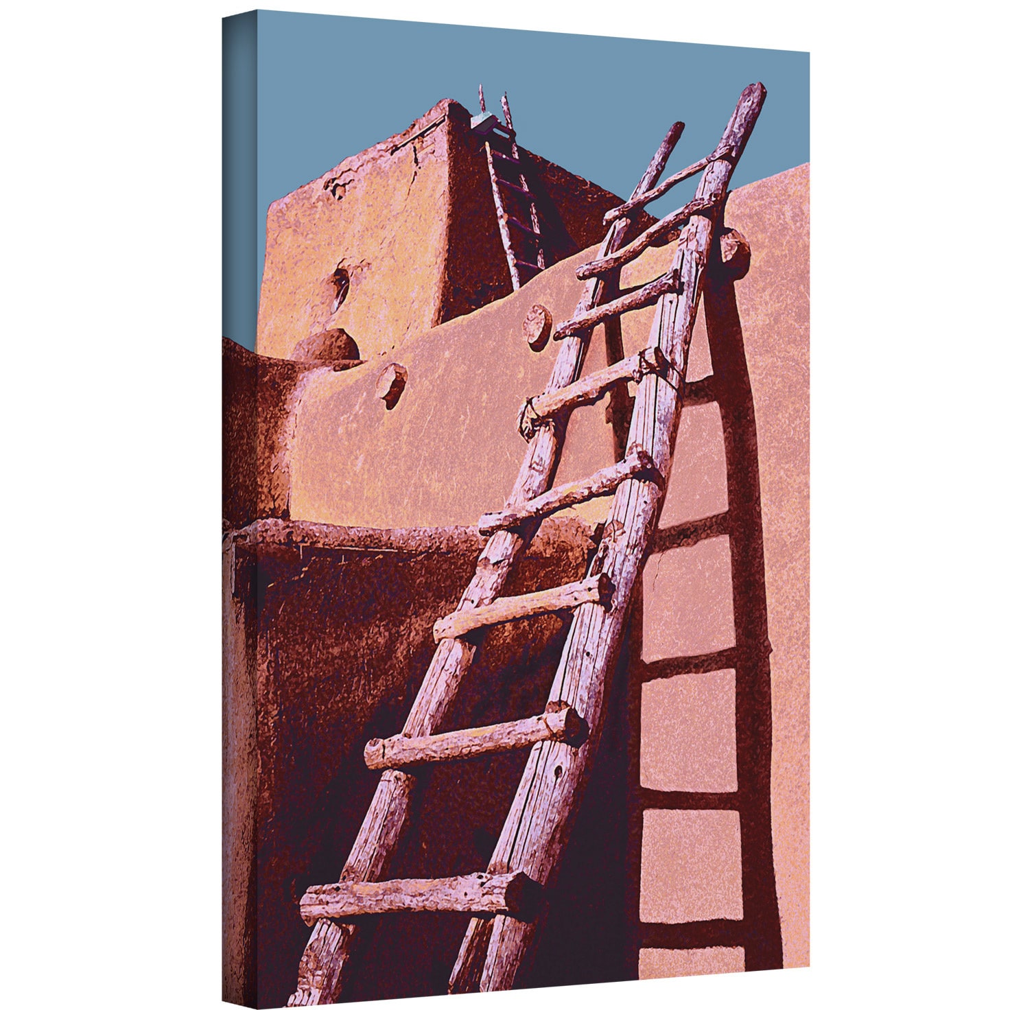 ArtWall Dean Uhlinger 'The Pueblo' Gallery-Wrapped Canvas -  Large