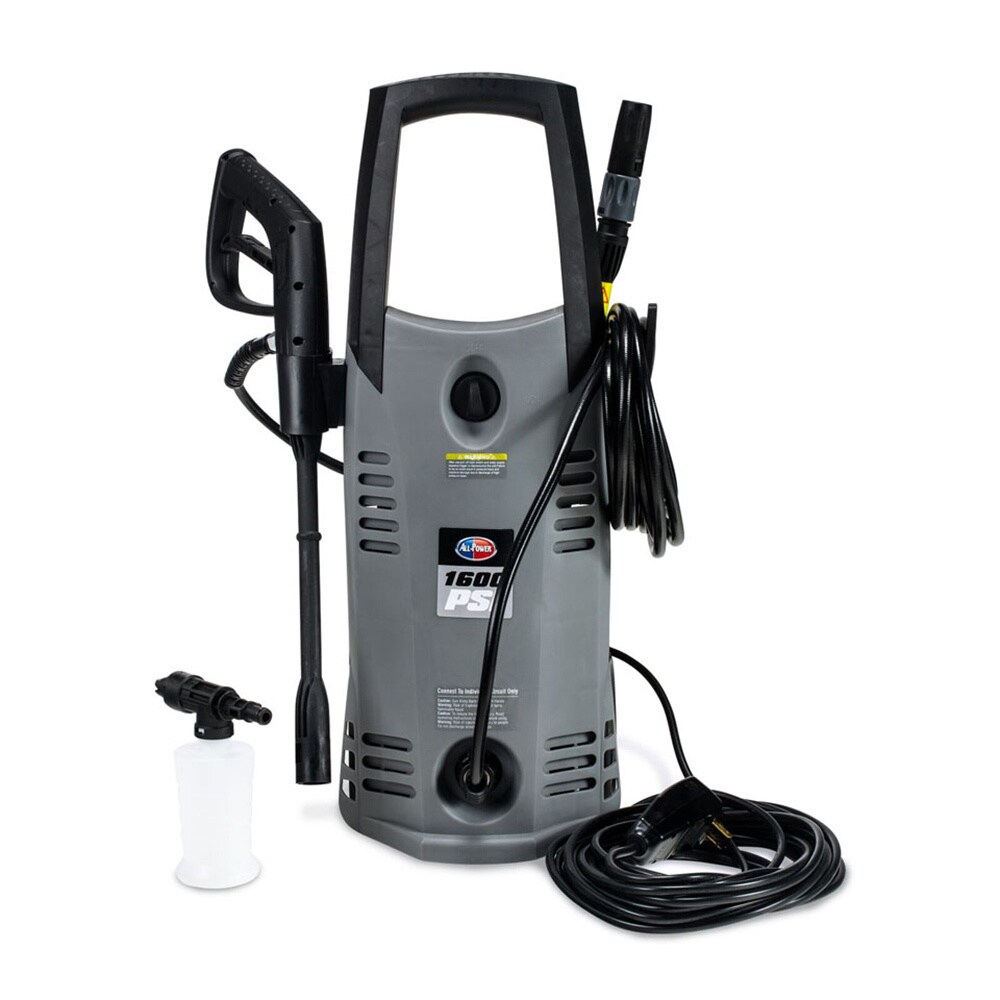 All Power 1600 PSI 1.6 GPM Electric Pressure Washer with Hose Reel for  House, Garage, Vehicle and Outdoor Cleaning - Medium - Bed Bath & Beyond -  9543773