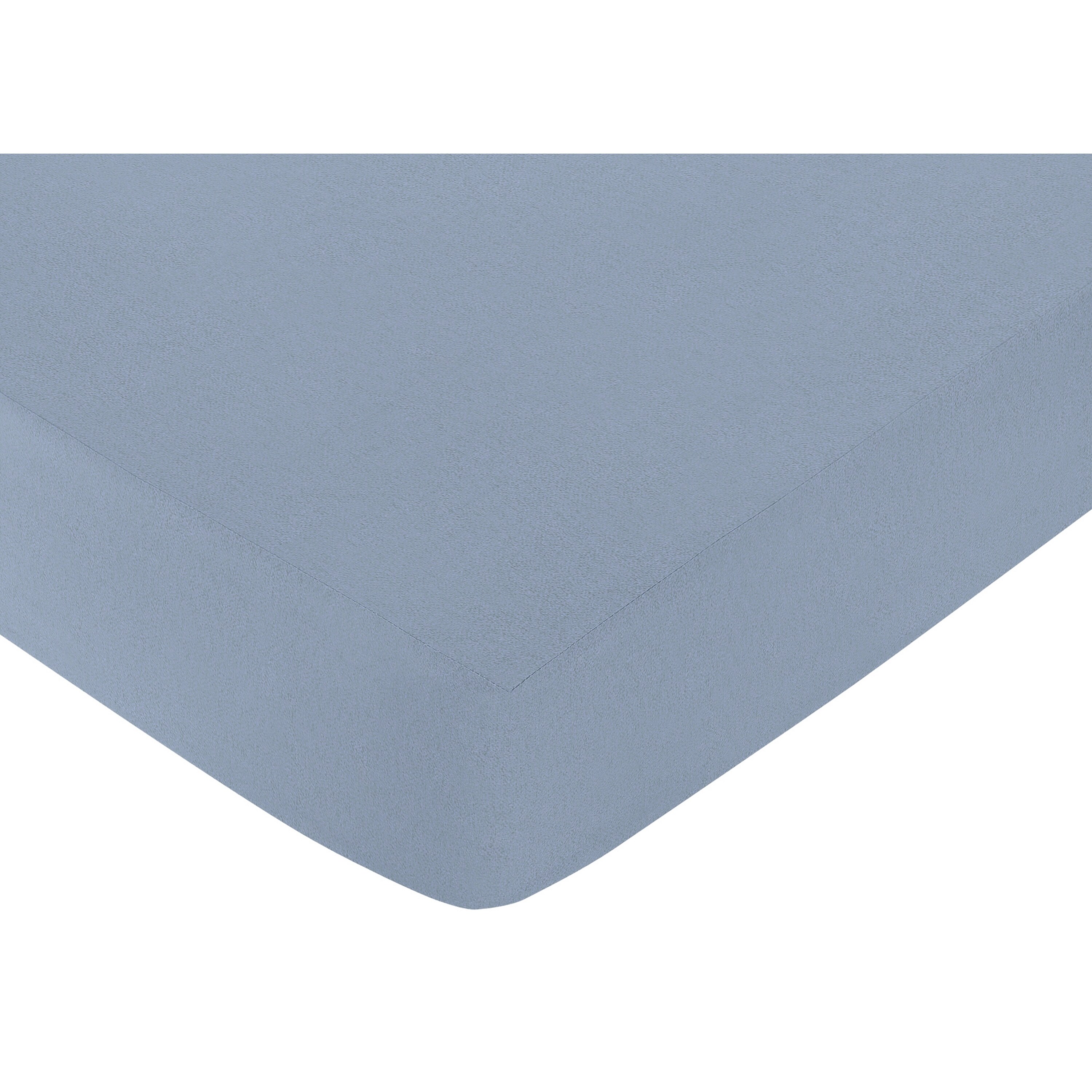 Shop Sweet Jojo Designs Ocean Light Blue Fitted Crib Sheet Free