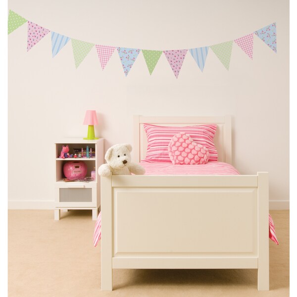 bunting wall stickers