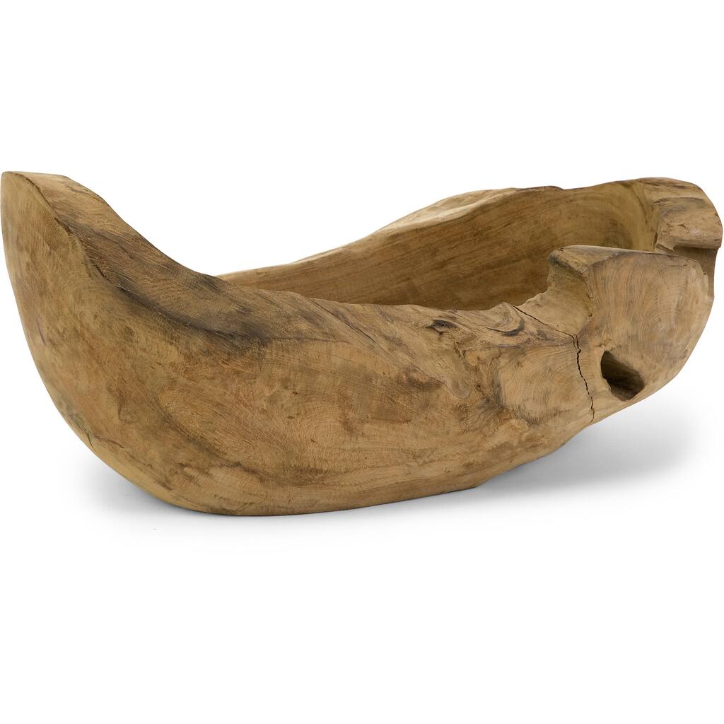 Macaque Teakwood Long Bowl