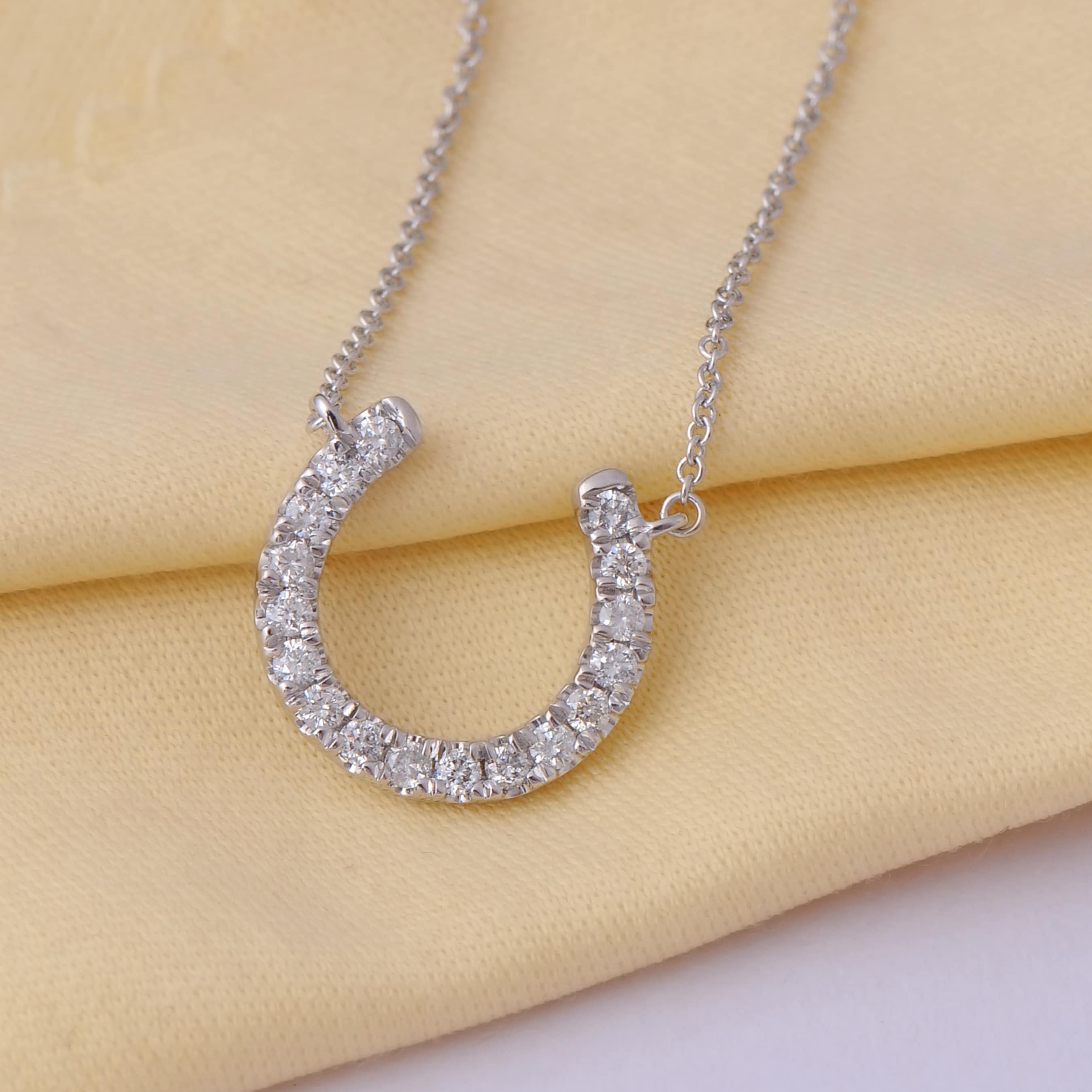 diamond horseshoe jewelry