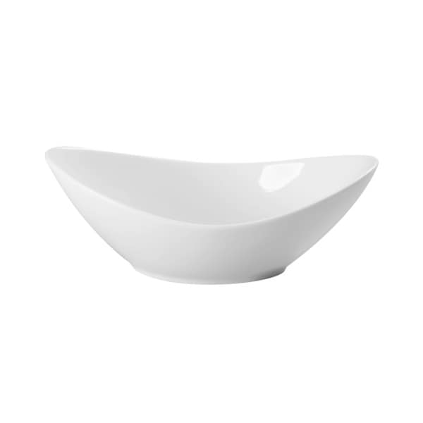 Red Vanilla Butterfly 10-ounce Oval Bowls (Set of 6)