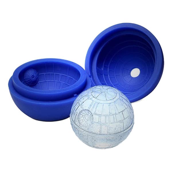 IXI Star Wars Death Star Ice Cube Tray Molds, Silicone Ice Molds Pack of 6