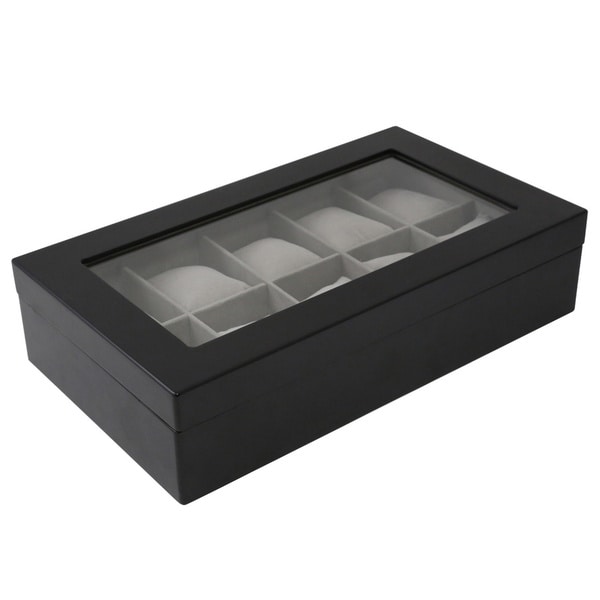 Bey Berk Solid Wood 10 Slot Watch Box