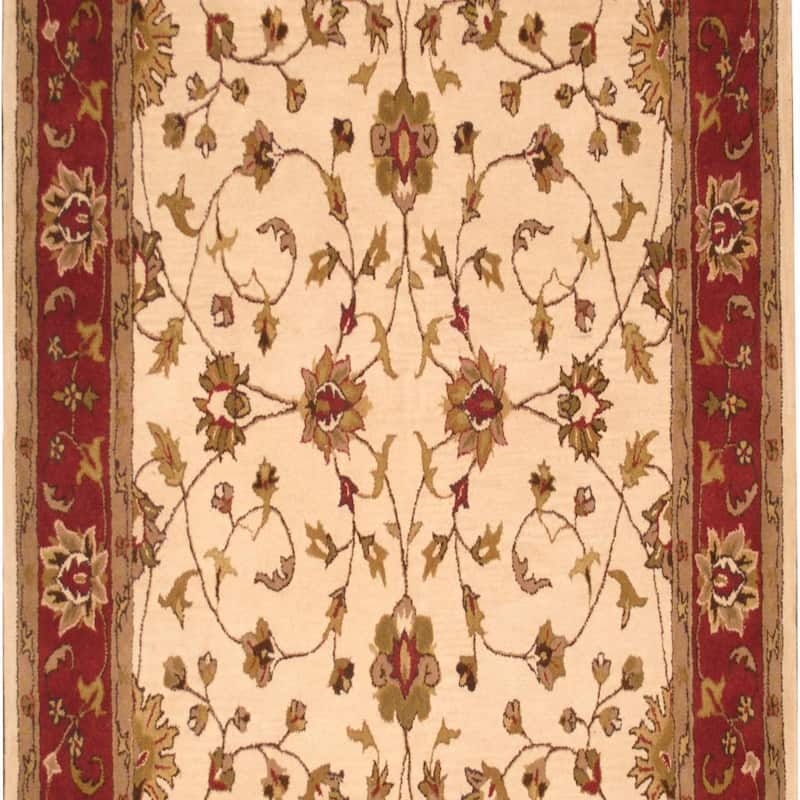 Handmade Tabriz Wool Rug (India) - 8' x 10'