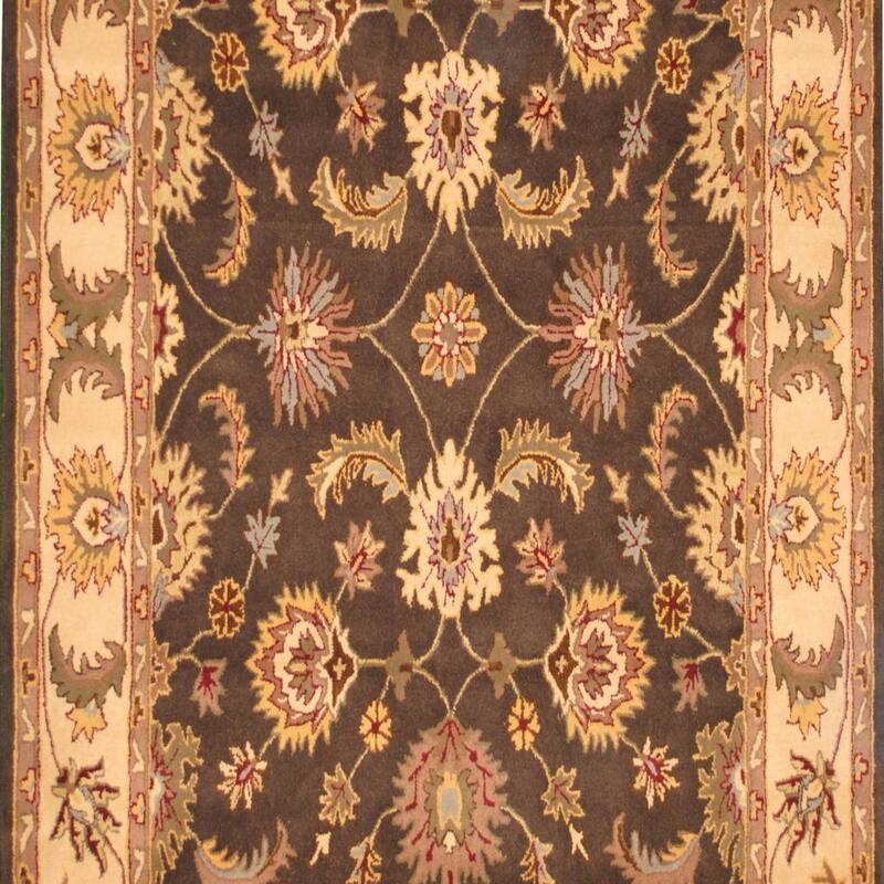 Handmade Tabriz Wool Rug (India) - 8' x 10'