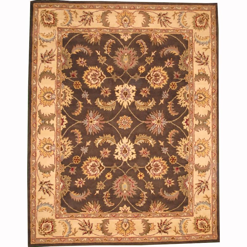 Handmade Tabriz Wool Rug (India) - 8' x 10'