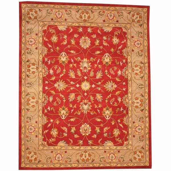 Handmade Herat Oriental Persian Indo Tabriz Wool Rug (India) - 8' x 10'