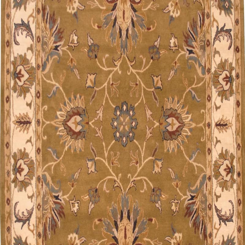 Handmade Tabriz Wool Rug (India) - 8' x 10'