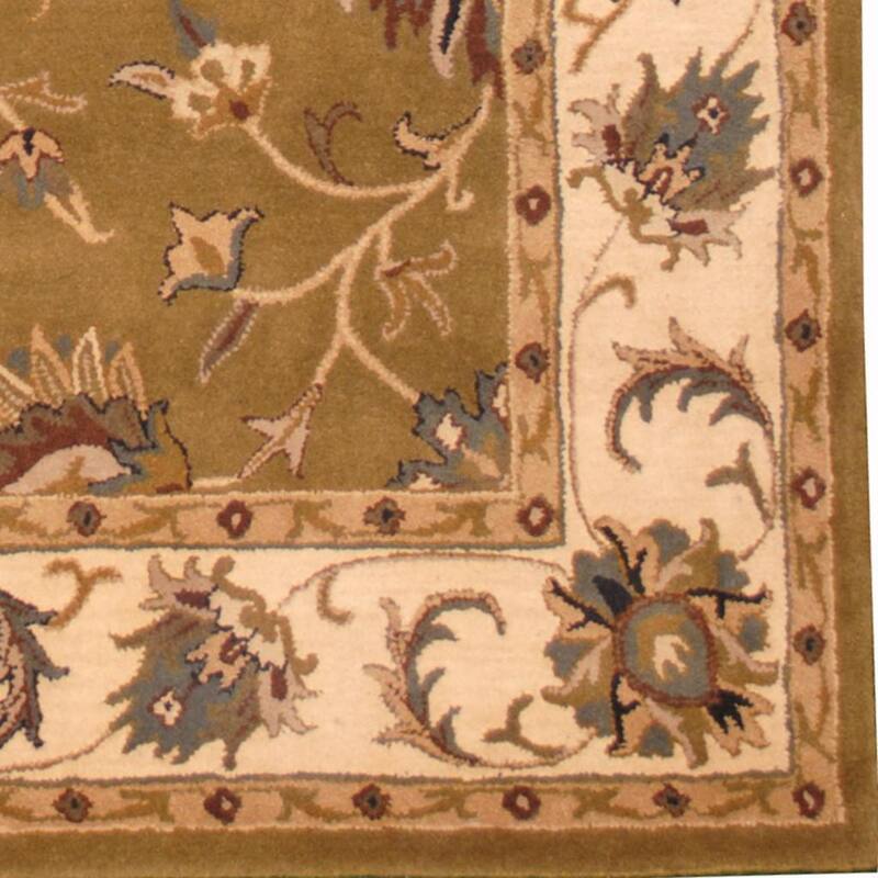 Handmade Tabriz Wool Rug (India) - 8' x 10'