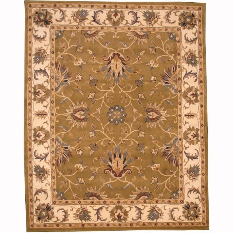 Handmade Tabriz Wool Rug (India) - 8' x 10'