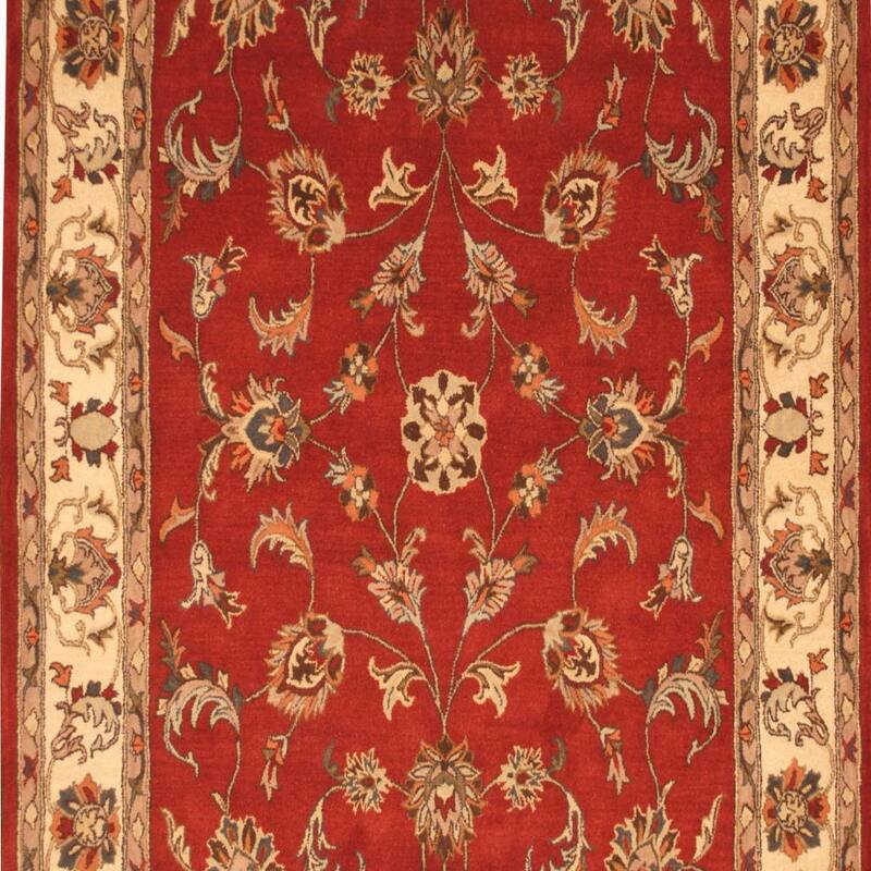 Handmade Tabriz Wool Rug (India) - 8' x 10'
