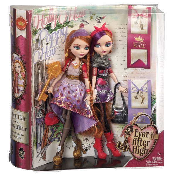 ever after high hairstyling holly doll