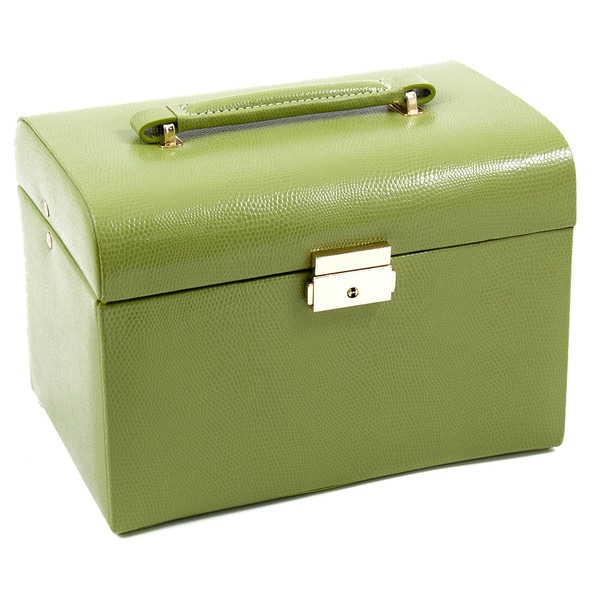 Bey Berk 'Daisy' Leather Jewelry Box