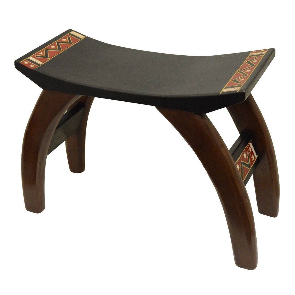 Handmade Modern Fanti Comfort Bench (Ghana)