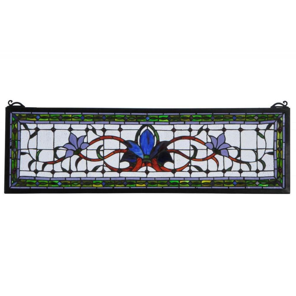 meyda stained glass window panel