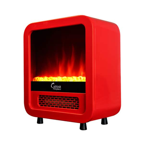 Shop Caesar Hardware Mini Portable Electric Fireplace Freestanding