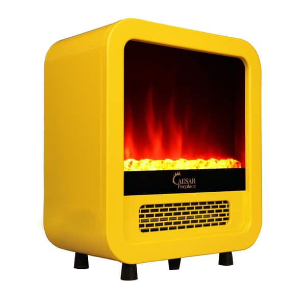 Shop Caesar Hardware Mini Portable Electric Fireplace Freestanding