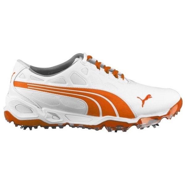 puma orange golf shoes