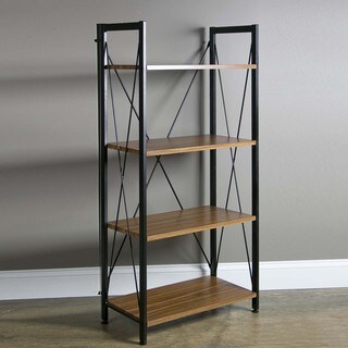 Baxton Studio New Semester Industrial Vintage Bookshelf