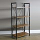 Baxton Studio New Semester Industrial Vintage Bookshelf - Thumbnail 0