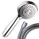 preview thumbnail 10 of 8, HotelSpa Ultra-Luxury 7-setting LED Hand Shower with Chrome Face and Color-Changing Temperature Sensor