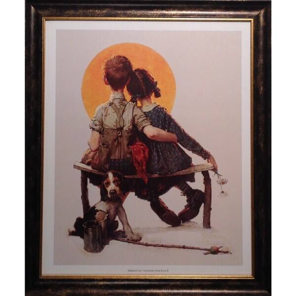 Norman Rockwell 'Sunset' Framed Lithograph - Bed Bath & Beyond - 9549093