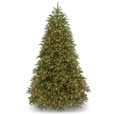 7.5-foot 'Feel-Real' Jersey Fraser Fir Medium Hinged Tree with 1000 Clear Lights - 7.5'