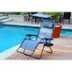 Havenside Home Garden City Oversized Zero Gravity Chair with Sunshade and Drink Tray - Thumbnail 20