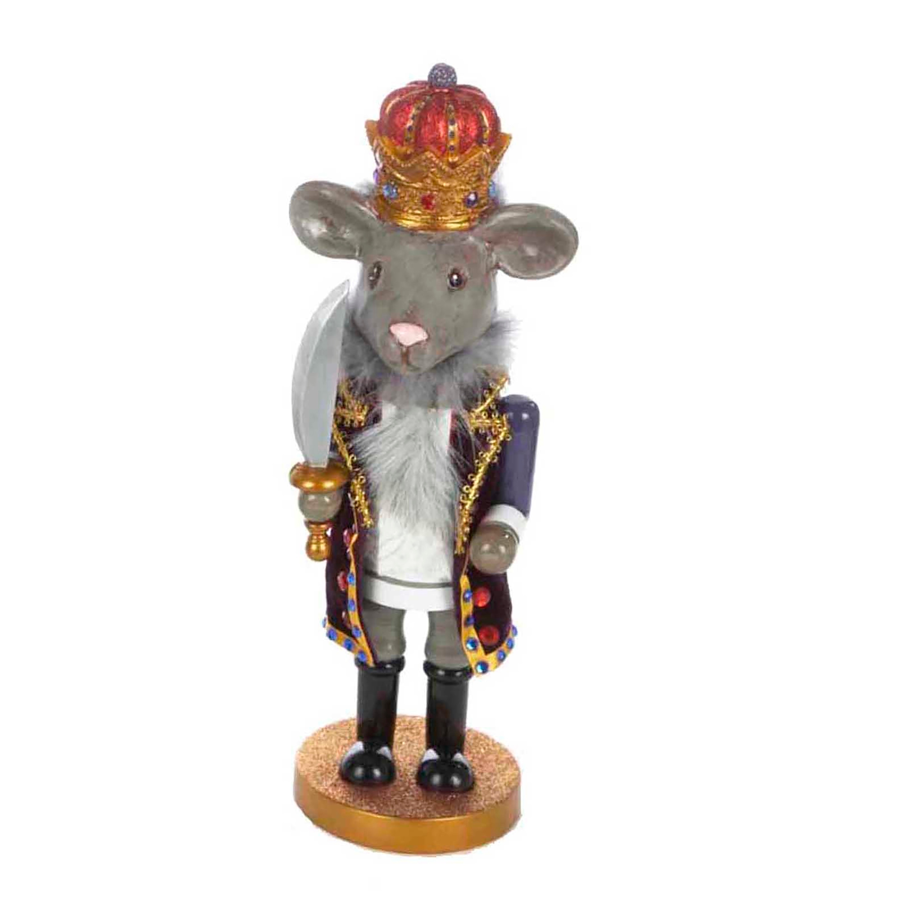 Kurt Adler 12-Inch Hollywood Mouse King Nutcracker