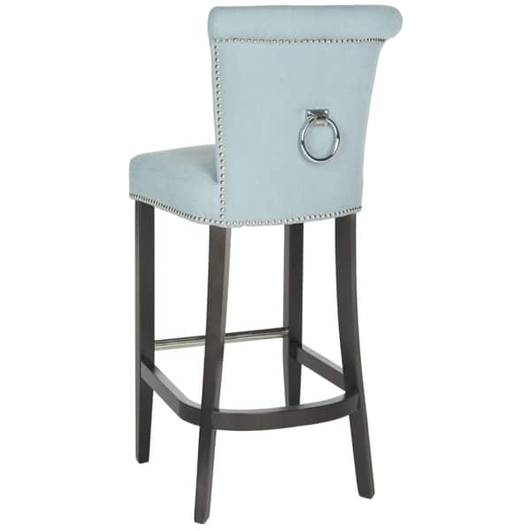 Shop Safavieh Addo Sky Blue 30 Inch Bar Stool 19 6 X 24 2