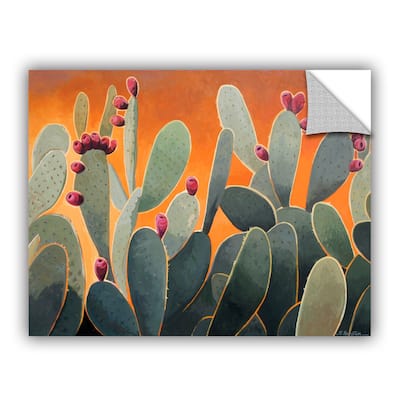 Rick Kersten 'Cactus Orange' Removable Wall Art