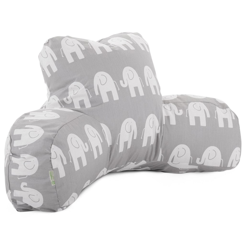 Majestic Home Goods Ellie Cotton Reading Bed Pillow 33 X 6 X 18