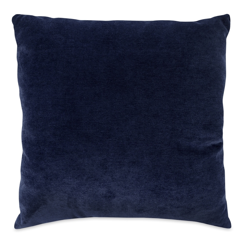 Velvet navy deals blue pillows