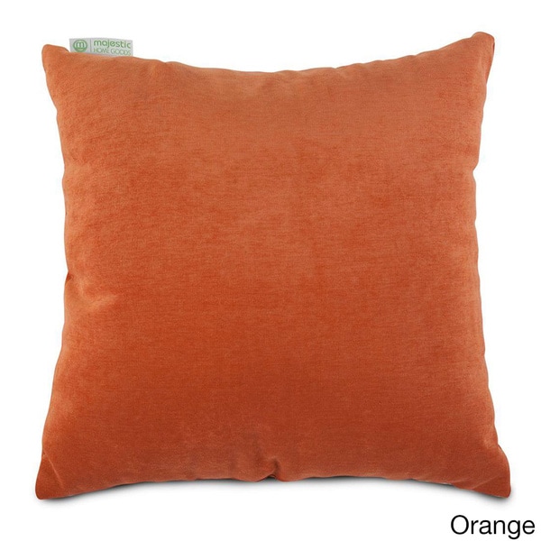 orange velvet throw pillows