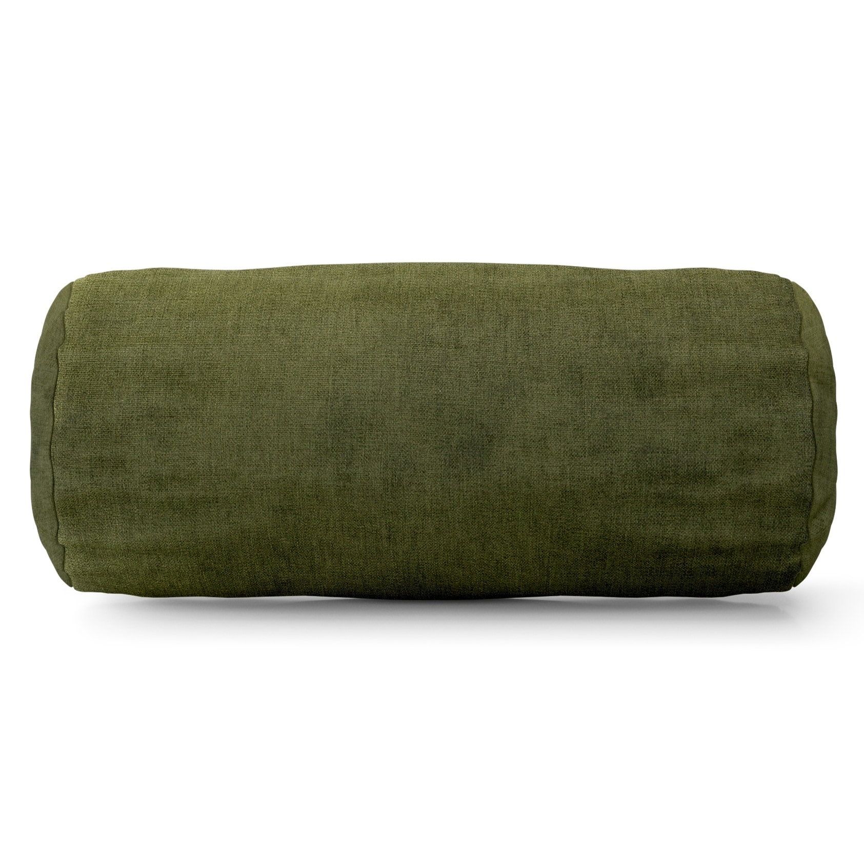 Majestic Home Goods Villa Velvet Round Bolster Throw Pillow