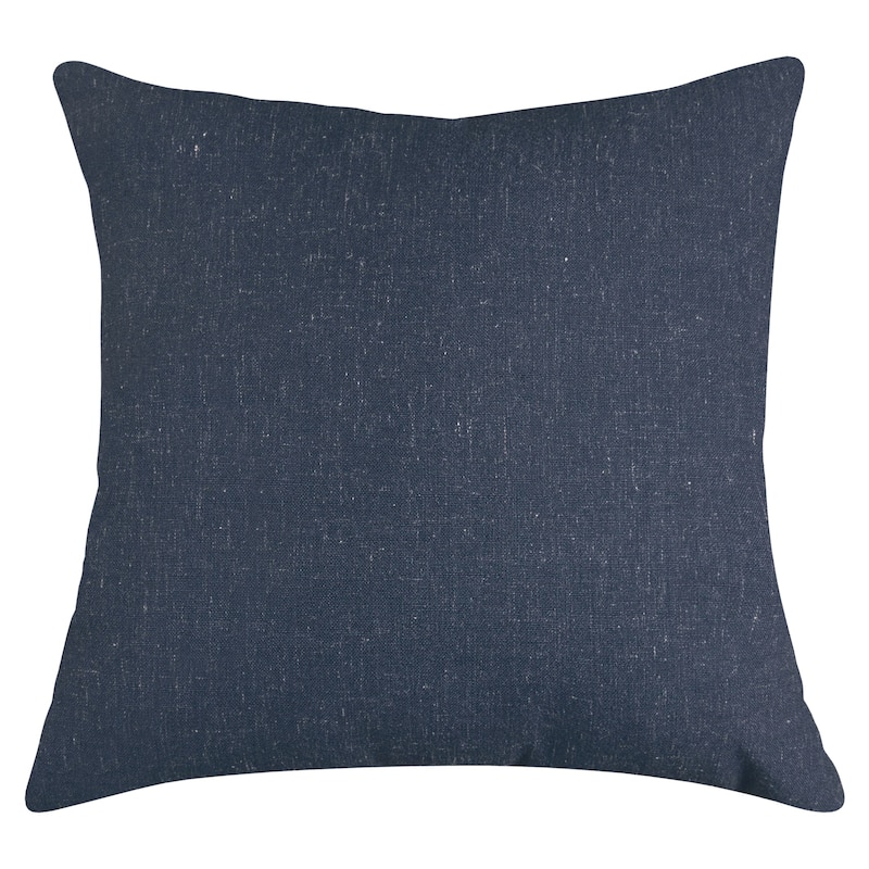 Majestic Home Goods Indoor Wales Extra Large Throw Pillow 24 X 24 - Navy