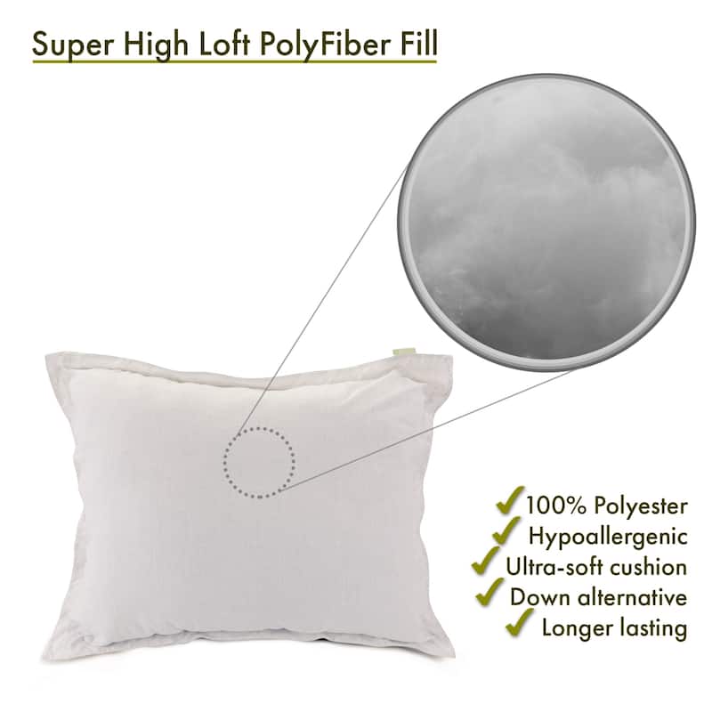 Majestic Home Goods Wales Oversized Floor Plush Pillow 54 in L x 44 in W x 12 in H