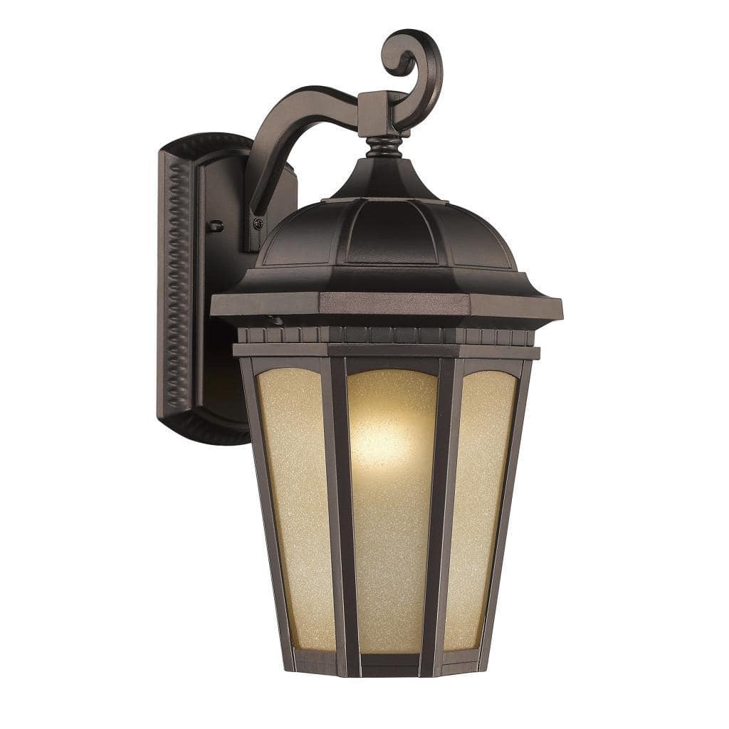 1-light Rubbed Bronze Outdoor Wall Light