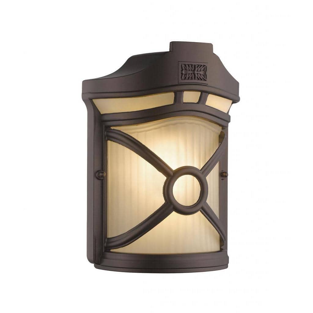 1-light Oil Rubbed Bronze Outdoor Wall Light