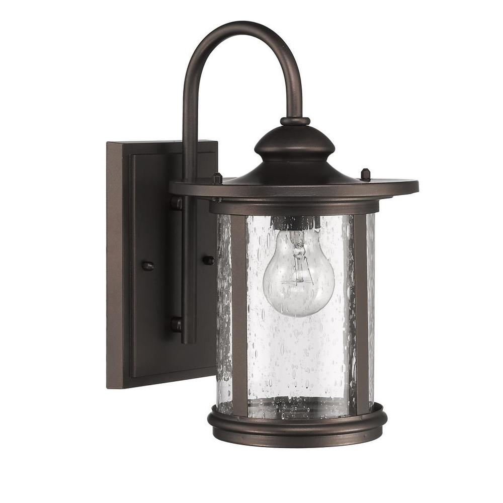 Rubbed Bronze 1-light Outdoor Wall Light - Oil Rubbed Bronze