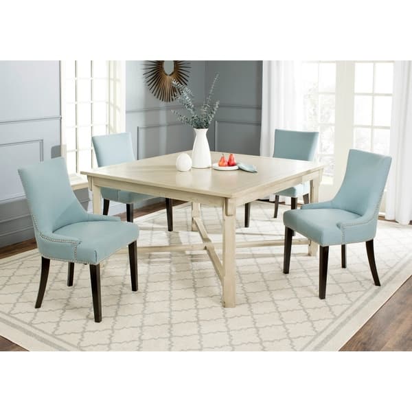 Shop Black Friday Deals On Safavieh Bleeker White Washed Dining Table 0 Overstock 9551972