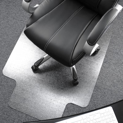 Ultimat® Polycarbonate Lipped Chair Mat for Carpets up to 1/2" - 48 x 60"