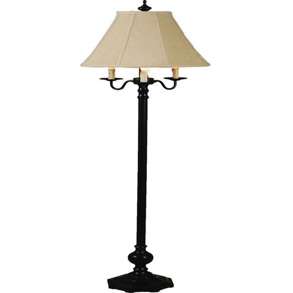 Somette Richmond Poly Resin Floor Lamp