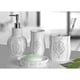 preview thumbnail 2 of 4, Creative Scents Vintage White Bathroom Accessories Set of 4