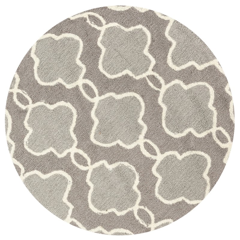 Alexander Home Valentina Hand-hooked Geometric Area Rug